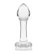 NEBULA SERIES BY IBIZA MODELO 2 PLUG CRISTAL TRANSPARENTE 11 CM O 35 CM
