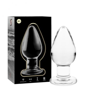 NEBULA SERIES BY IBIZA MODELO 3 PLUG CRISTAL TRANSPARENTE 11 CM O 5 CM