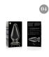 NEBULA SERIES BY IBIZA MODELO 4 PLUG CRISTAL TRANSPARENTE 11 CM O 5 CM