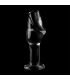 NEBULA SERIES BY IBIZA MODELO 6 PLUG CRISTAL TRANSPARENTE 125 CM O 4 CM