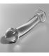 NEBULA SERIES BY IBIZA MODELO 11 DILDO CRISTAL TRANSPARENTE 16 CM O 3 CM