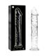 NEBULA SERIES BY IBIZA MODELO 12 DILDO CRISTAL TRANSPARENTE 17 CM O 35 CM