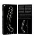 NEBULA SERIES BY IBIZA MODELO 14 DILDO CRISTAL TRANSPARENTE 185 CM O 3 CM