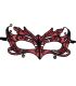 QUEEN LINGERIE ANTIFAZ DE ENCAJE DETALLES ROJO