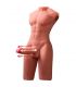XISE JASON HALF BODY TORSO REALaSTICO MASCULINO CON THRUSTING Y VIBRACIaN 55 CM