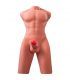 XISE JASON HALF BODY TORSO REALaSTICO MASCULINO CON THRUSTING Y VIBRACIaN 55 CM
