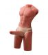 XISE JASON HALF BODY TORSO REALaSTICO MASCULINO CON THRUSTING Y VIBRACIaN 55 CM