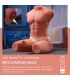 XISE JASON HALF BODY TORSO REALaSTICO MASCULINO CON THRUSTING Y VIBRACIaN 55 CM