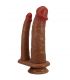 PRETTY LOVE GORAN DOBLE DILDO REALaSTICO NATURAL MULATO