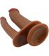 PRETTY LOVE GORAN DOBLE DILDO REALaSTICO NATURAL MULATO