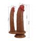 PRETTY LOVE GORAN DOBLE DILDO REALaSTICO NATURAL MULATO