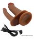 PRETTY LOVE HULBERT DOBLE DILDO REALaSTICO CON VIBRACIaN MULATO