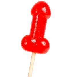 SECRETPLAY PIRULETA PENE CARAMELO CEREZA CON EFECTO CALOR PICANTE