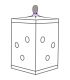 SECRET DOME KINK CLUB CABINA SCANDALE MORADO