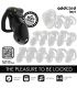 ADDICTED TOYS LOCKED MINDNIGHT CELL JAULA PARA PENE TALLA L