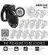 ADDICTED TOYS LOCKED MINDNIGHT CELL JAULA PARA PENE 42 CM TALLA M