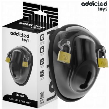 ADDICTED TOYS LOCKED KEYLESS RESTRAINT JAULA PARA PENE 115 CM