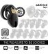 ADDICTED TOYS LOCKED OBSIDIAN HOLD JAULA PARA PENE TALLA S