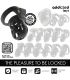 ADDICTED TOYS LOCKED SILENT KEEP JAULA PARA PENE 75 CM