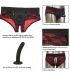 CALEXOTICS SCANDAL SET DE BRAGUITAS SIN ENTREPIERNAS CON DIDLO TALLA S M