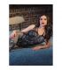 CALEXOTICS SCANDAL BODY DE ENCAJE NEGRO CON TIRANTES TALLA aNICA