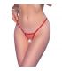 CHILIROSE CR 4856 MICRO TANGA REJILLA ROJO L XL