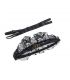 SUBBLIME 957483 CONJUNTO SUJETADOR Y LIGA DE ENCAJE NEGRO S M