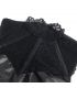 SUBBLIME 957544 VESTIDO DE CUERO CON CUELLO DE ENCAJE NEGRO S M