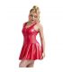 SUBBLIME 957681 VESTIDO DE CUERO CON CREMALLERA DE CORAZaN ROJO S M