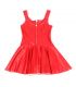 SUBBLIME 957681 VESTIDO DE CUERO CON CREMALLERA DE CORAZaN ROJO S M