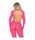 LEG AVENUE BODYSTOCKING ROSA CON ESPALDA ABIERTA TALLA aNICA