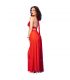 CHILIROSE CR 4857 SET TOP Y PANTALONES ROJO TALLA S