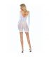 PASSION BS110 BODYSTOCKING PUNTOS BLANCO
