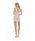 PASSION BS113 BODYSTOCKING ENCAJE BLANCO