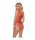PASSION BS114 BODYSTOCKING REJILLA ROJO