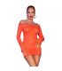 CHILIROSE CR 4859 MINI VESTIDO NARANJA S