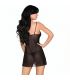 LIVCO CORSETTI FASHION LUISE 1710 BABYDOLL TANGA NEGRO S
