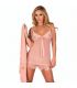LIVCO CORSETTI FASHION HYEONA 1710 BABYDOLL TANGA ROSA S