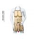 DIABLO PICANTE DELANTAL CON PENE 3D MUSCULOSO Y ATREVIDO