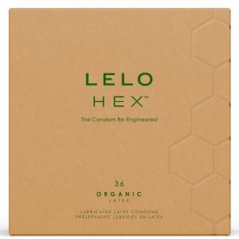 LELO HEX ORGANIC PRESERVATIVO CAJA 36 UDS