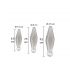 TOYJOY ANAL PLAY RIMMER DE DEDO 3 PIEZAS TRANSPARENTE