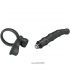 PRETTY LOVE TATUM ANILLO VIBRADOR PENE CON PLUG 10 VIBRACIONES NEGRO