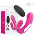 INTENSE JANET ESTIMULADOR Y VIBRADOR DUAL EN FORMA DE U CON CONTROL REMOTO ROSA