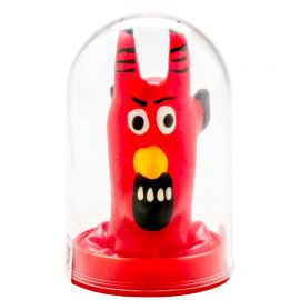 CONDOMERIE PRESERVATIVO DECORATIVO PINTADO A MANO DIABLO ROJO