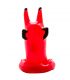 CONDOMERIE PRESERVATIVO DECORATIVO PINTADO A MANO DIABLO ROJO
