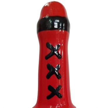 CONDOMERIE PRESERVATIVO DECORATIVO PINTADO A MANO MSTERDAM ROJO