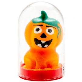 CONDOMERIE PRESERVATIVO DECORATIVO PINTADO A MANO CALABAZA