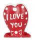 CONDOMERIE PRESERVATIVO DECORATIVO PINTADO A MANO CORAZaN TE AMO MODELO 1