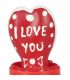 CONDOMERIE PRESERVATIVO DECORATIVO PINTADO A MANO CORAZaN TE AMO MODELO 2