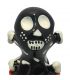 CONDOMERIE PRESERVATIVO DECORATIVO PINTADO A MANO CALAVERA NEGRA MODELO 2